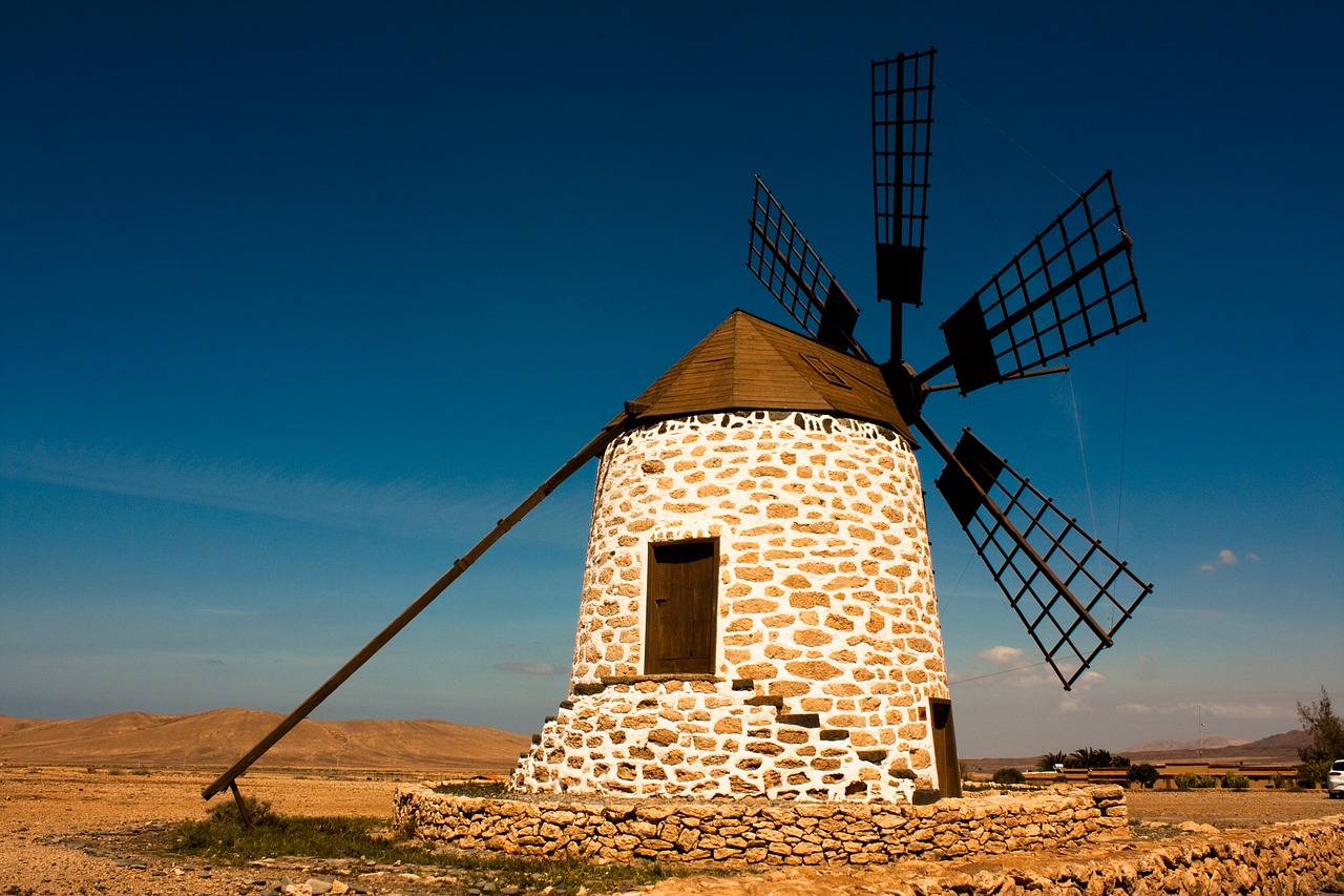 windmill fuerteventura tefia free photo