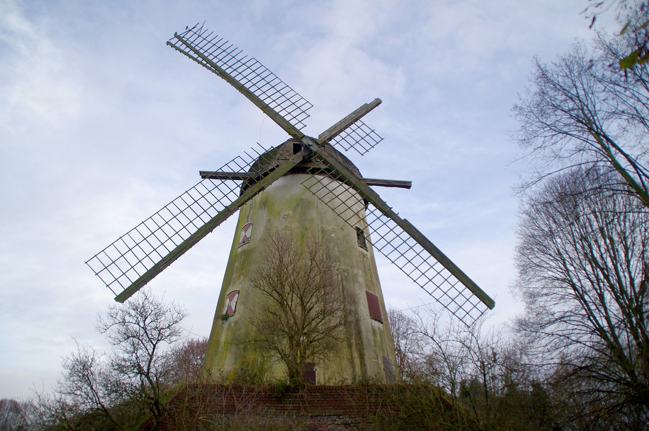 windmill lost place old free photo