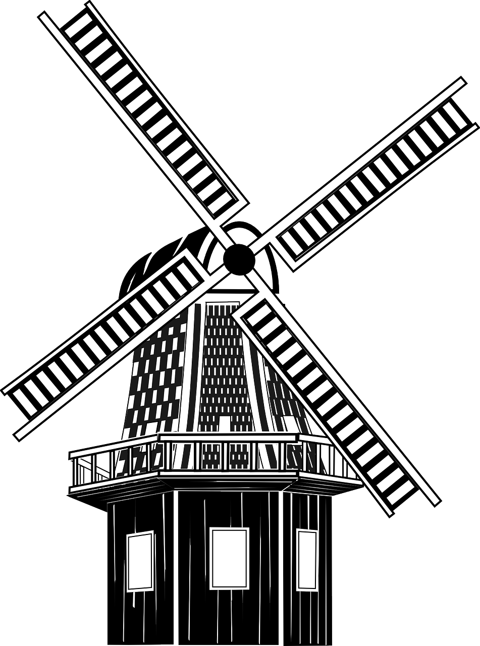 windmill wind mill free photo