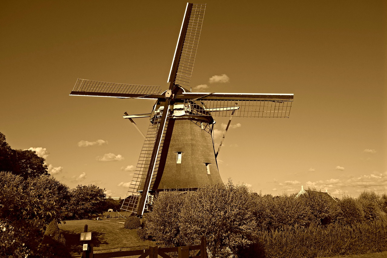 windmill mill dutch windmill free photo