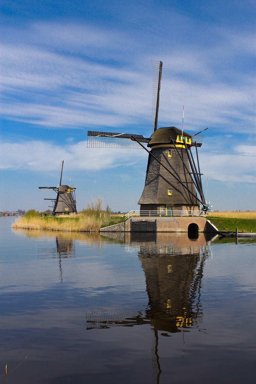 windmill netherlands open air museum free photo