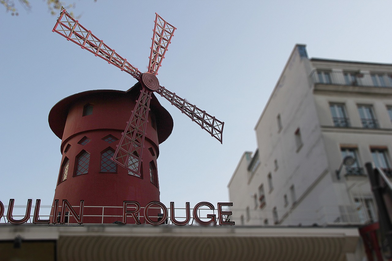 windmill paris tourism free photo