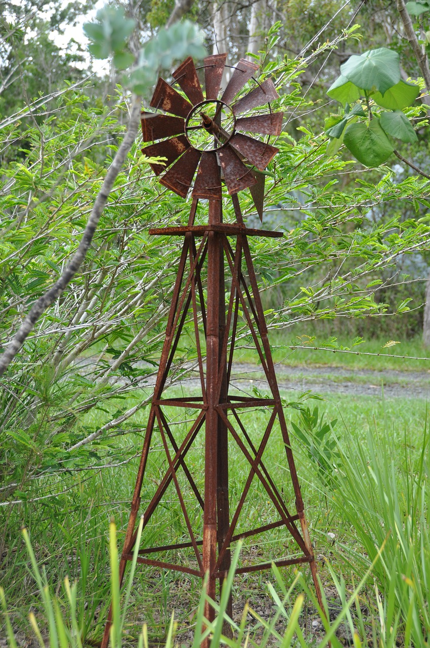 windmill green rotation free photo