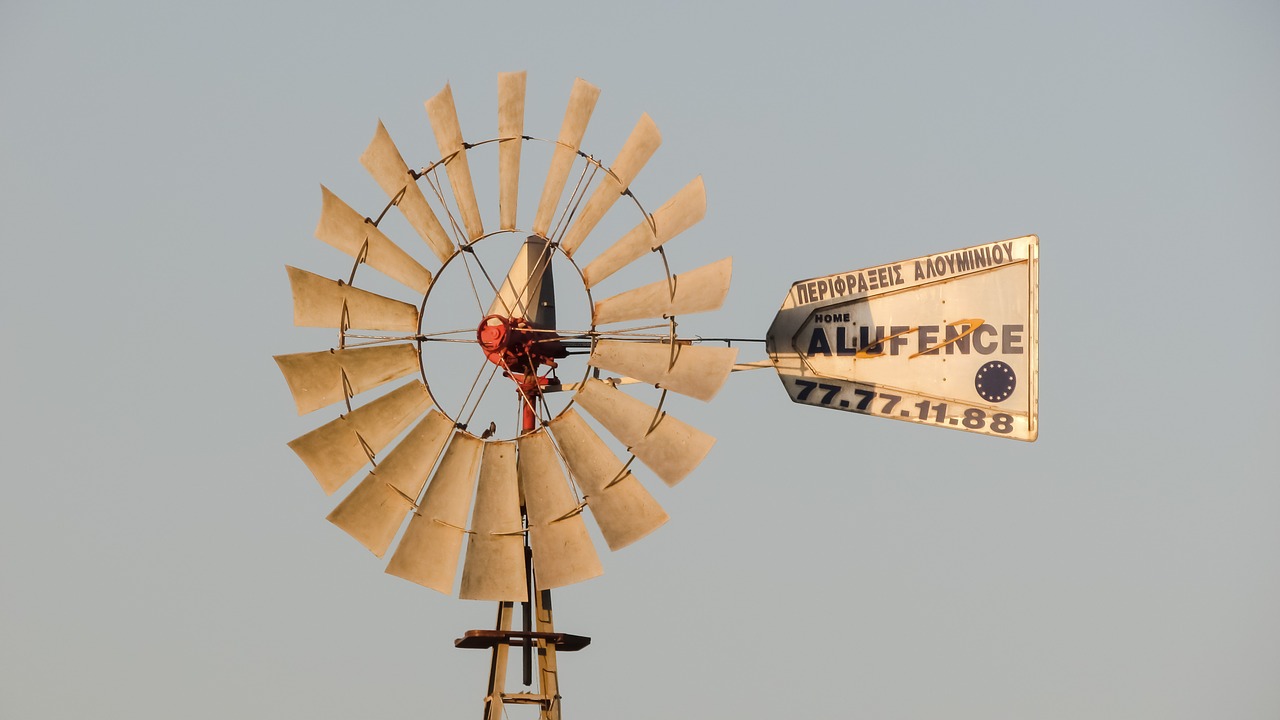 windmill wheel wind free photo