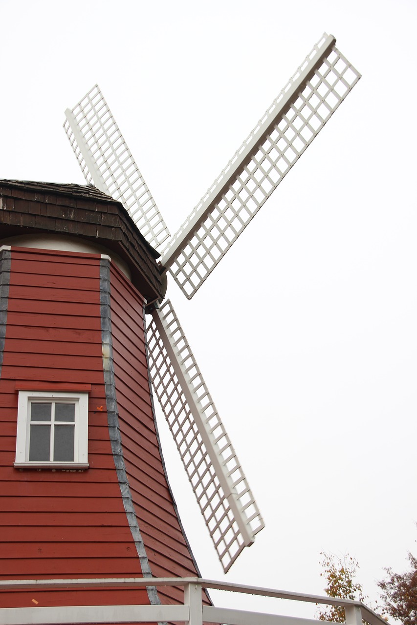 windmill netherlands building free photo