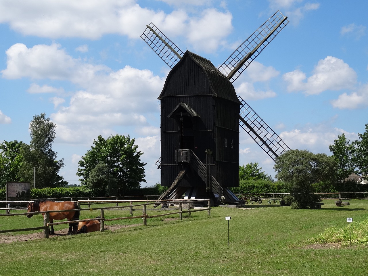 windmill mill mecklenburg free photo