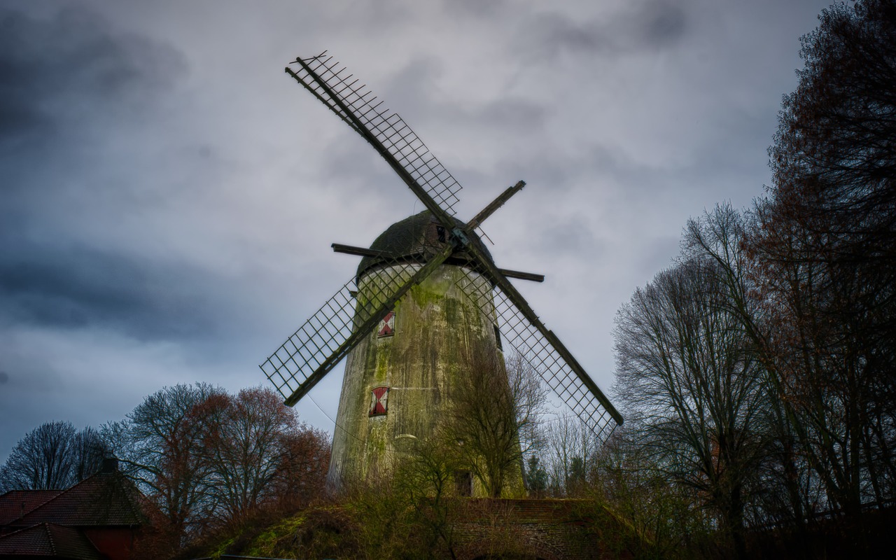 windmill lost places lapsed free photo