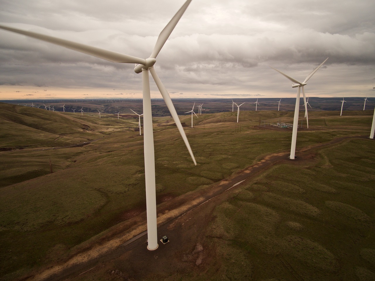 windmill wind turbine renewable energy free photo
