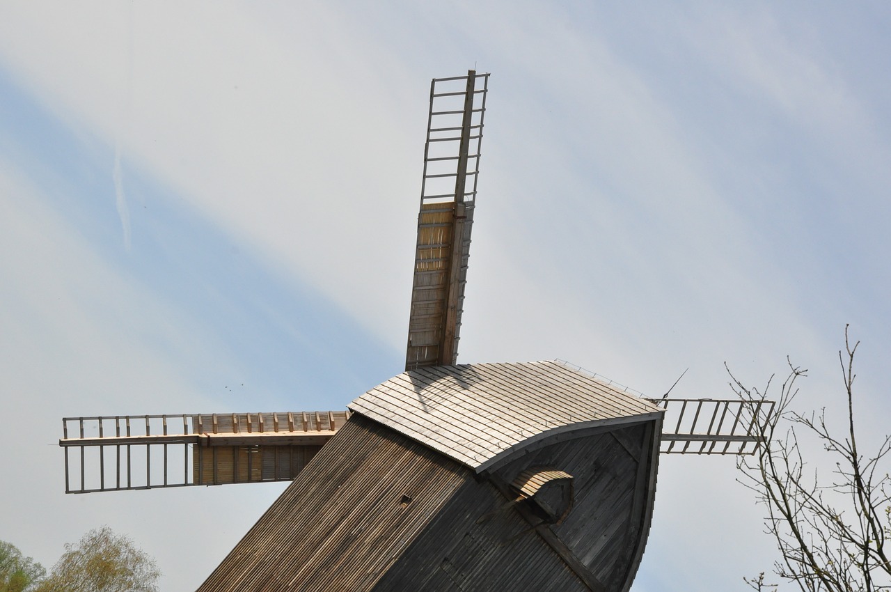 windmill wing open air museum free photo