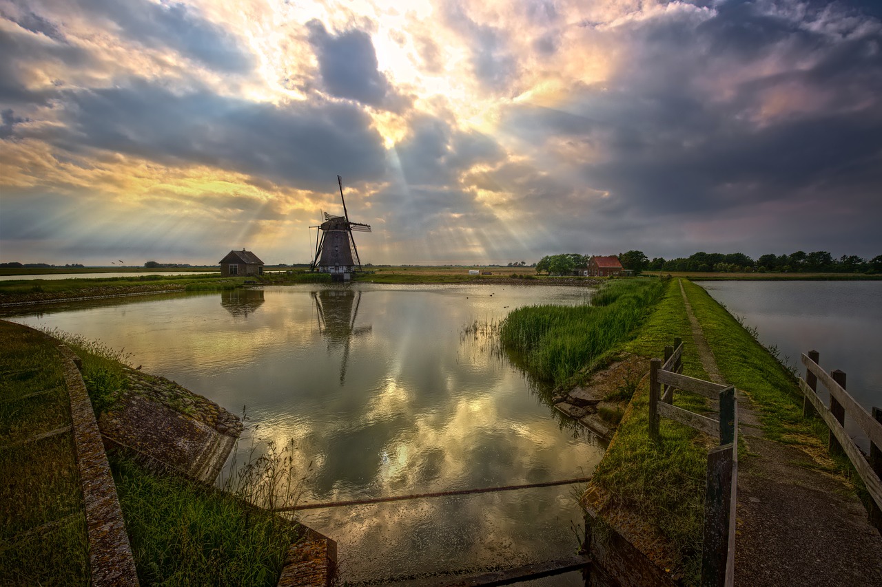 windmill texel netherlands free photo
