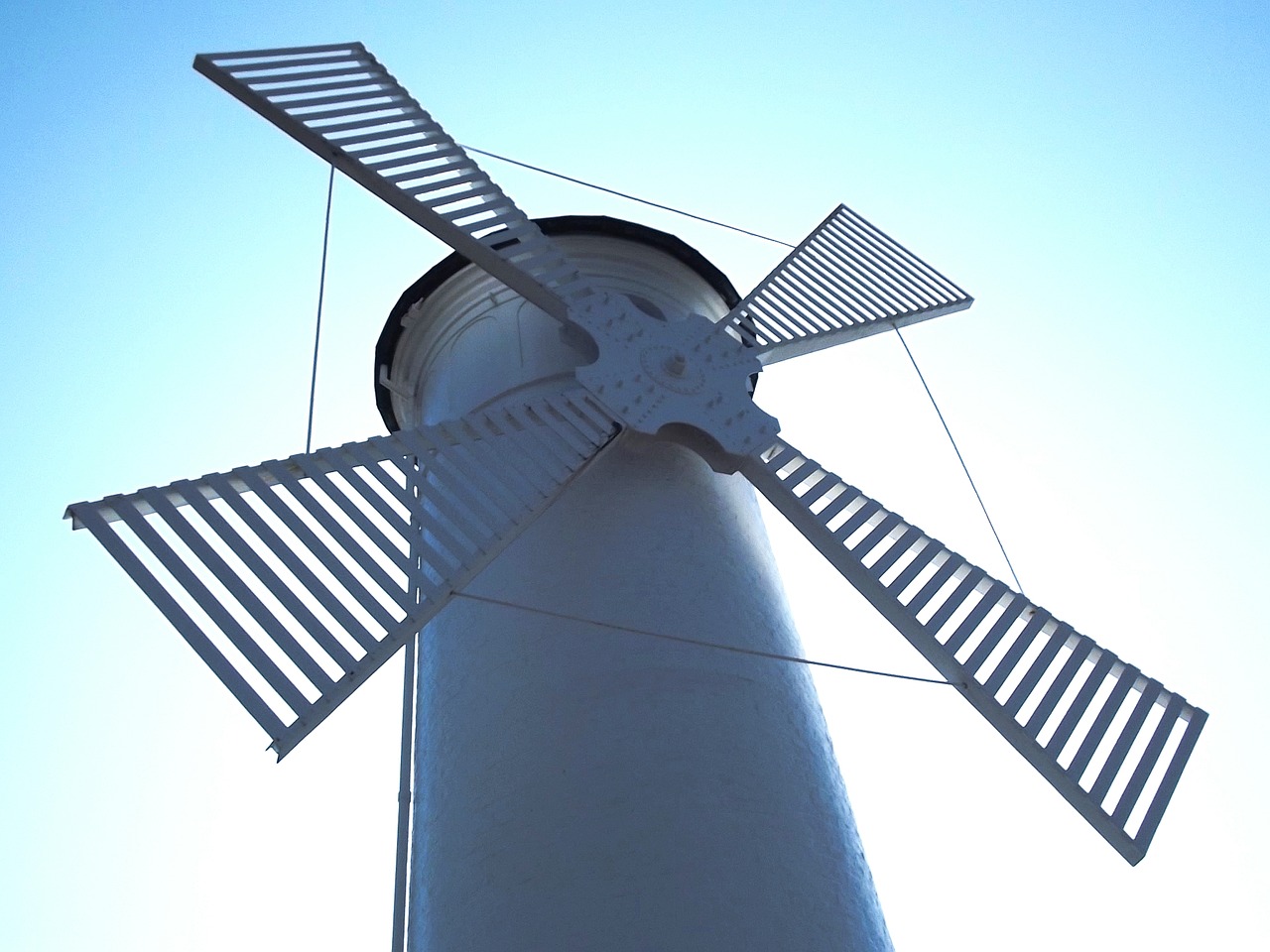 windmill sea polish coast free photo