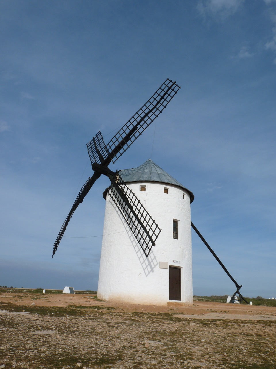 windmill don quijote mills la mancha free photo