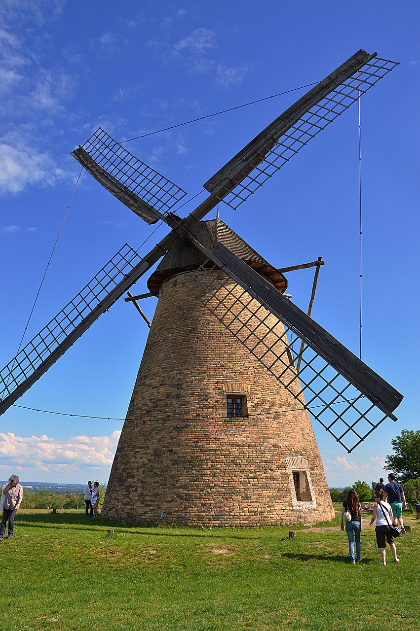 windmill wind rotate free photo