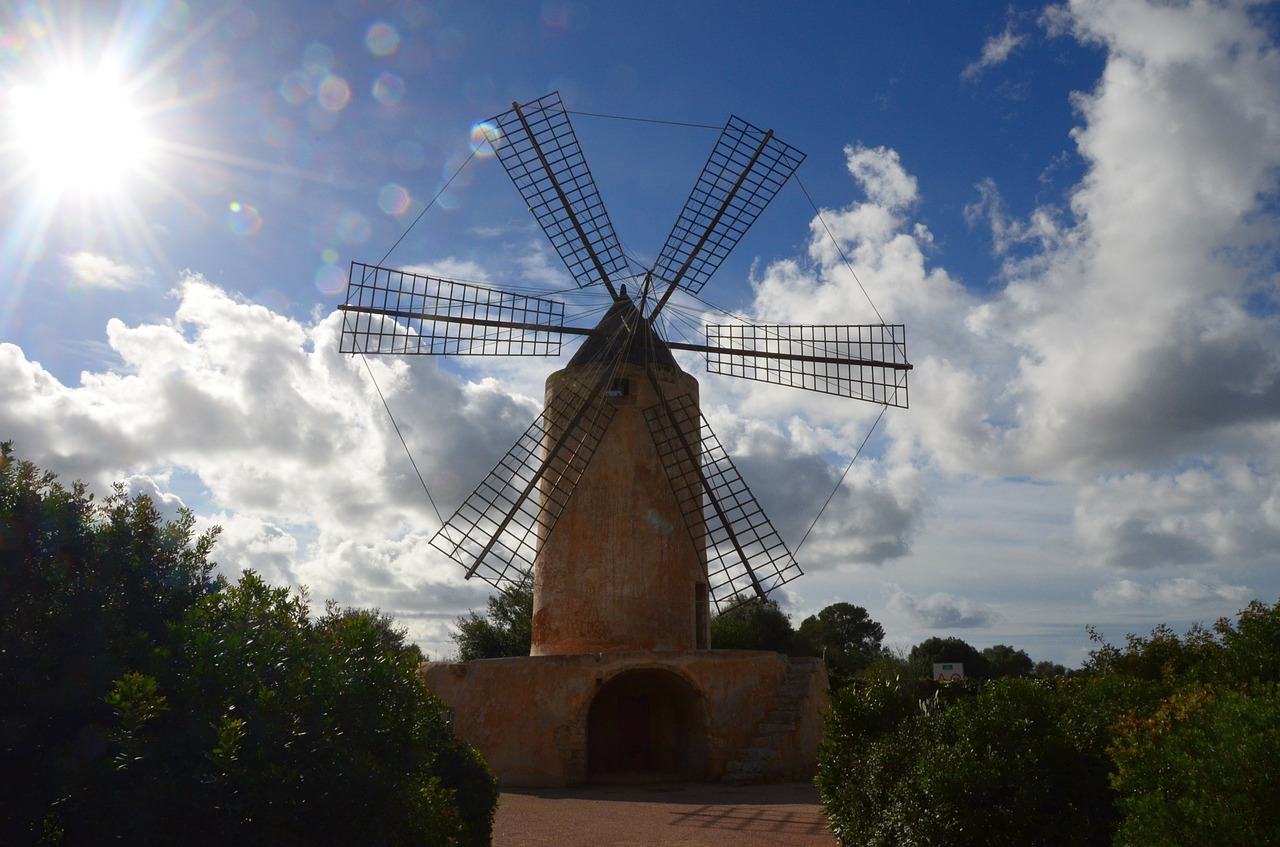 windmill mill mallorca free photo