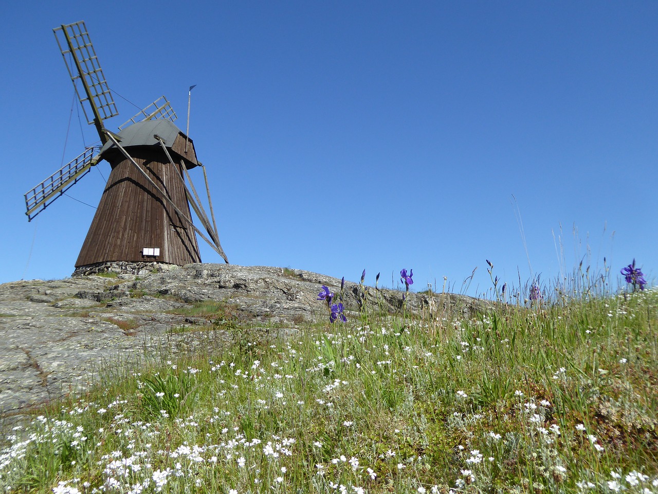 windmill sweden mill free photo