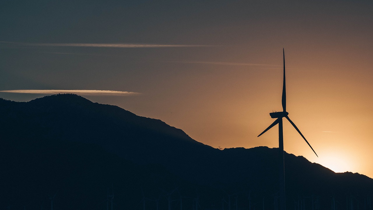 windmill dark mountain free photo