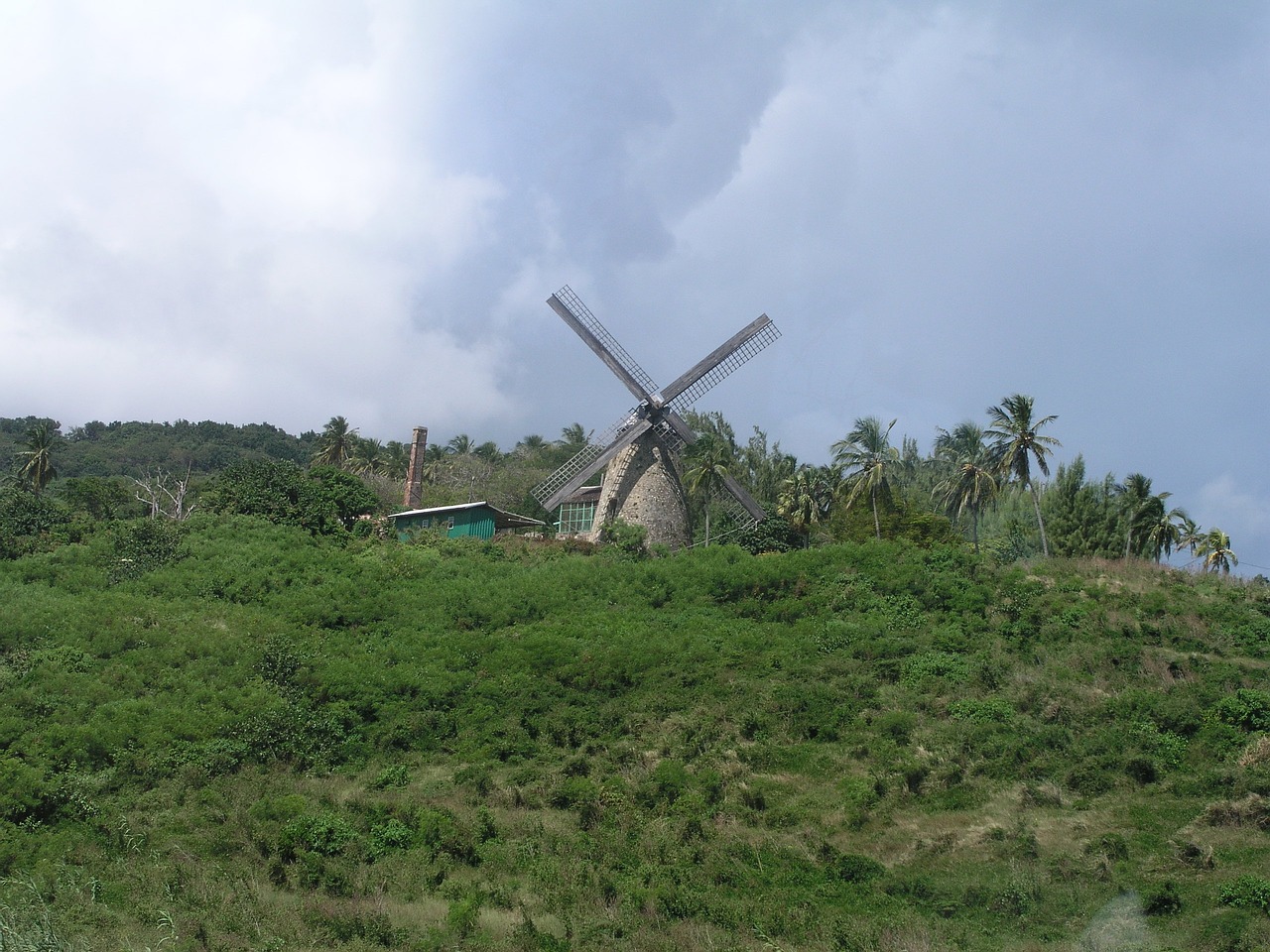 windmill barbados island free photo