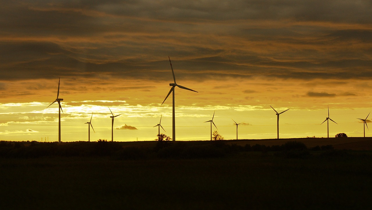 windmill structure dark free photo