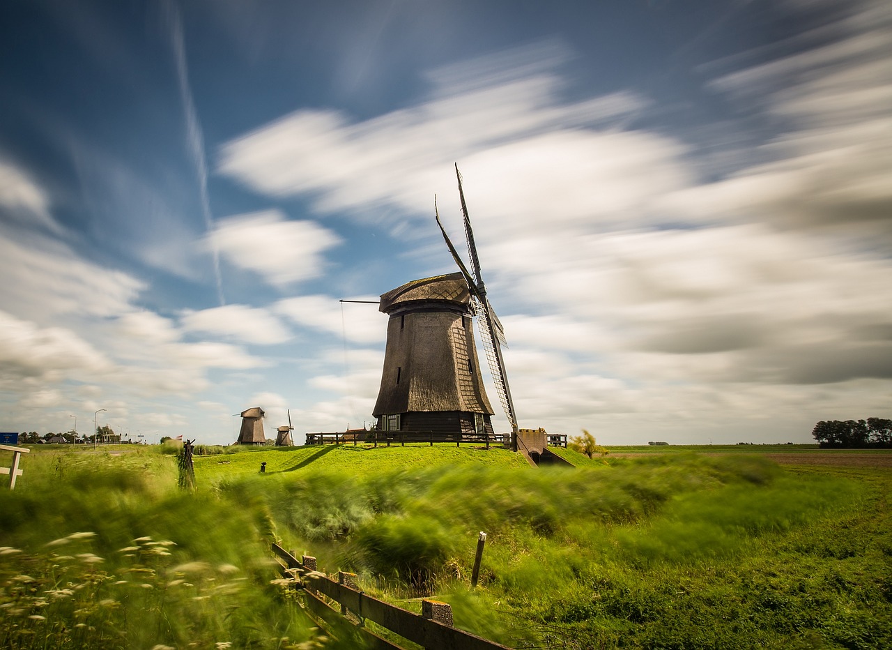 Download free photo of Windmill,wind,wing,mill,historic preservation ...