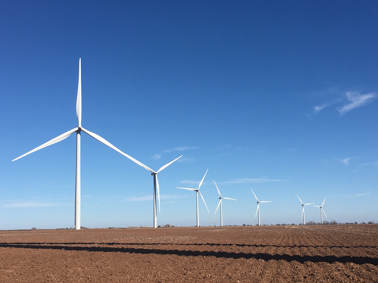 windmill farm texas free photo