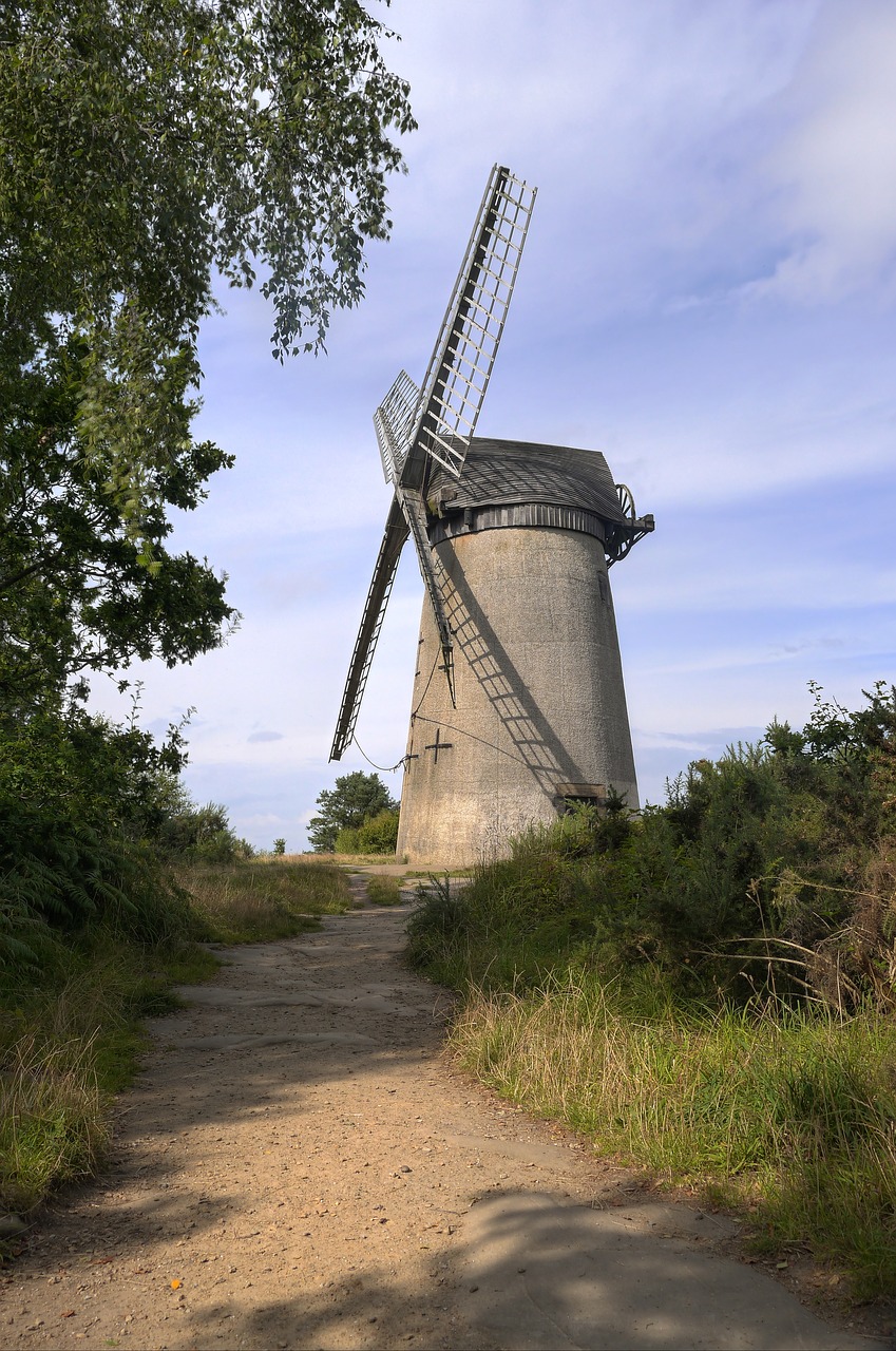 windmill outdoors travel free photo