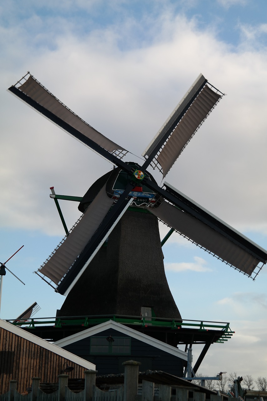 windmill sky sail free photo