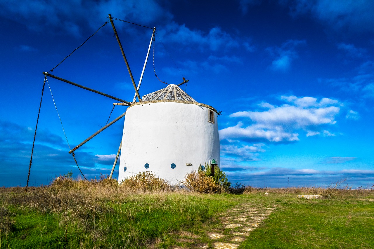 windmill sintra portugal free photo