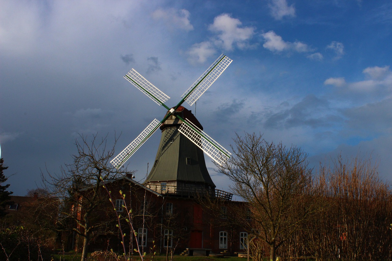 windmill mill turn free photo