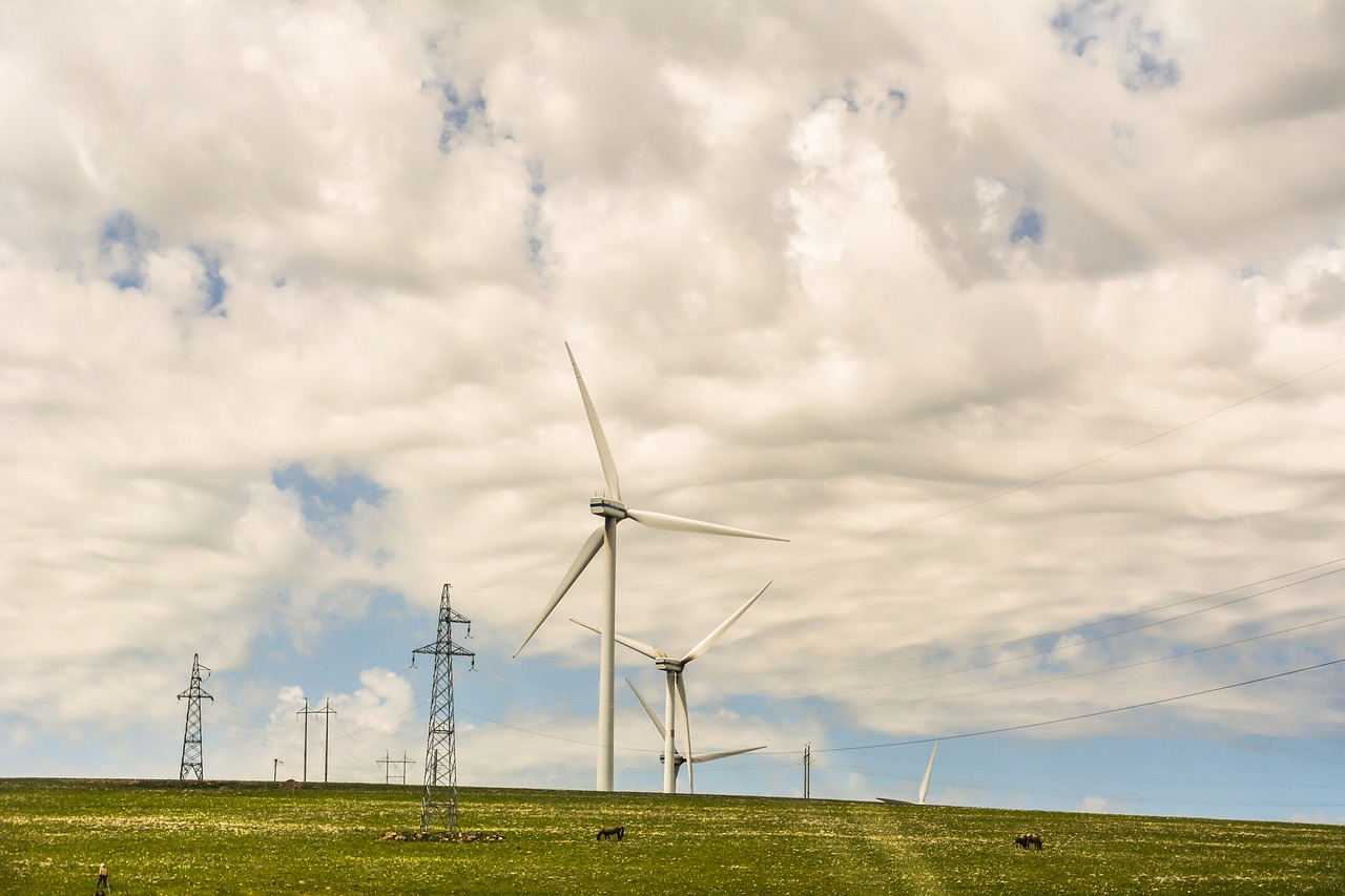 windmill turbine engine energy free photo