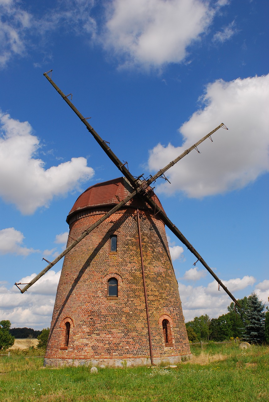 windmill  sky free pictures free photo