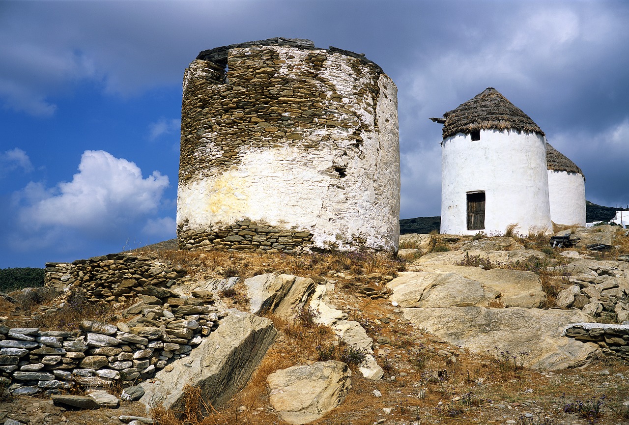 windmill  travel  greece free photo