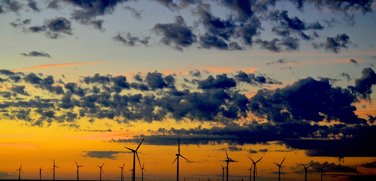 windmill  wyoming  sky free photo