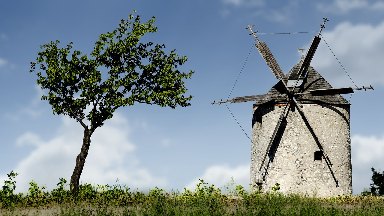 windmill mill old windmill free photo