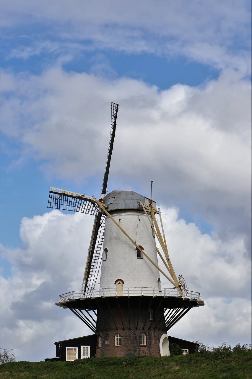 windmill  holland  netherlands free photo