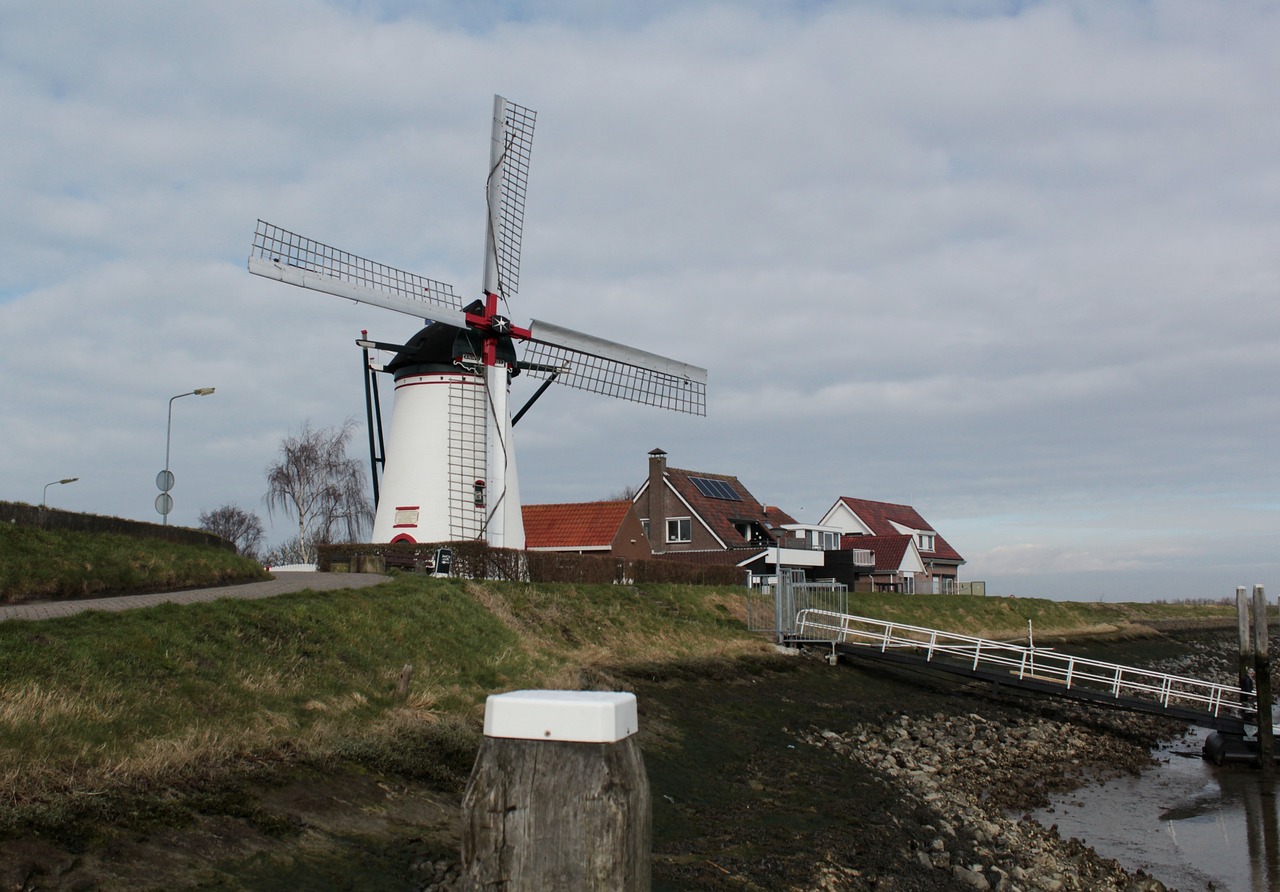 windmill  stavenisse  mill free photo