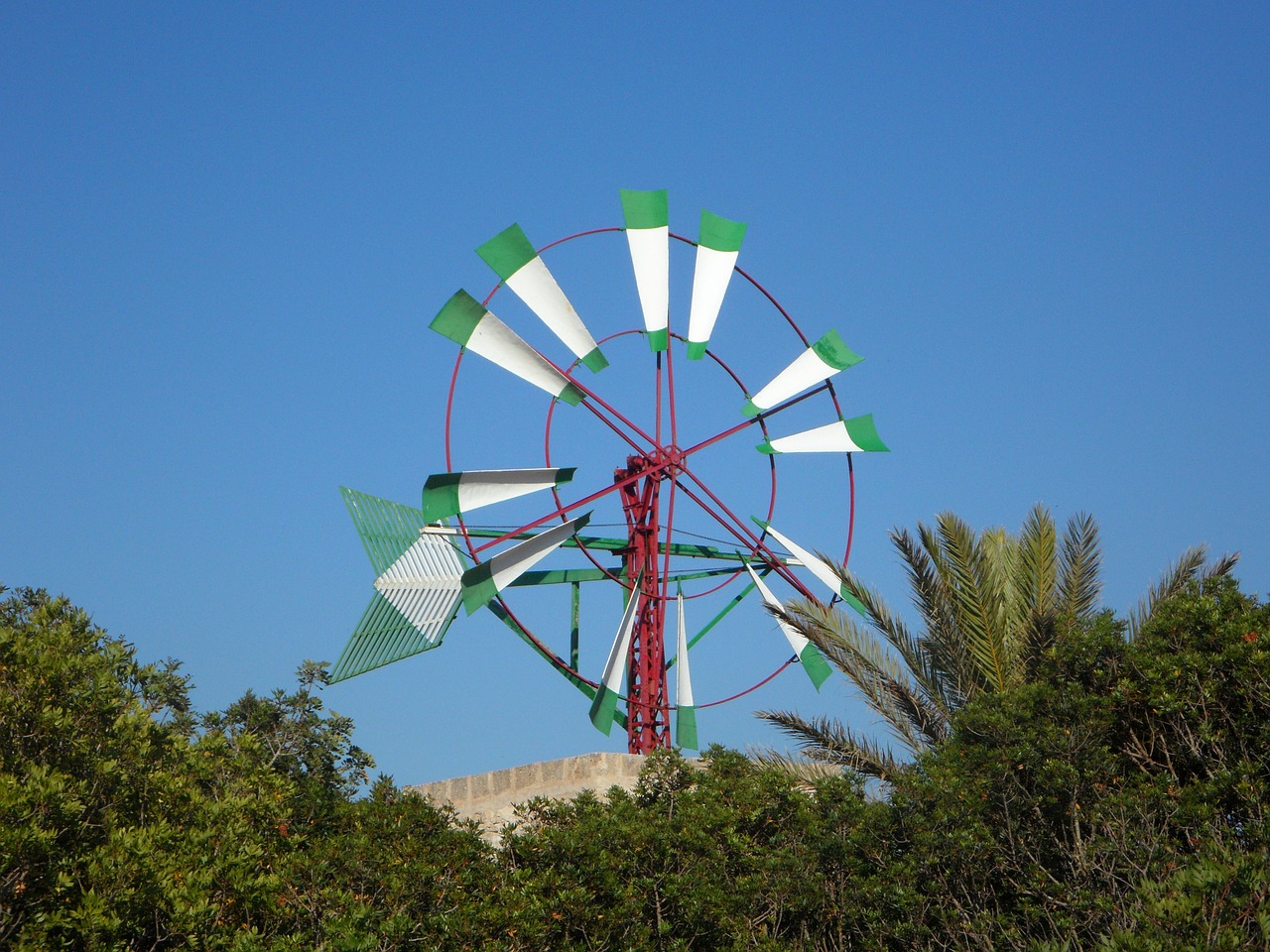 windmill mallorca wheel free photo