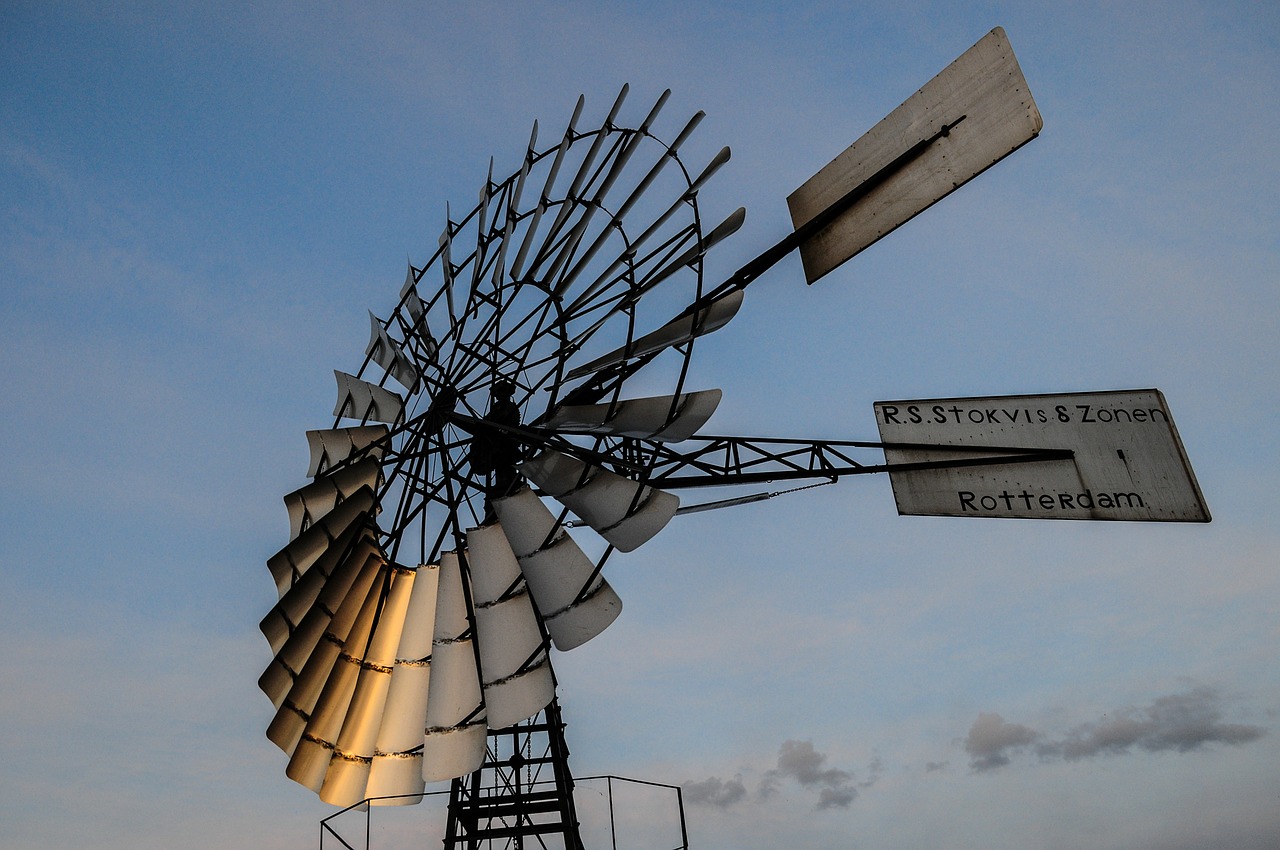 windmill wind energy rural free photo