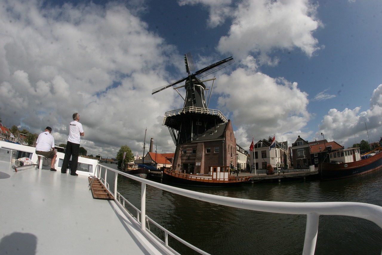 windmill ship netherlands free photo