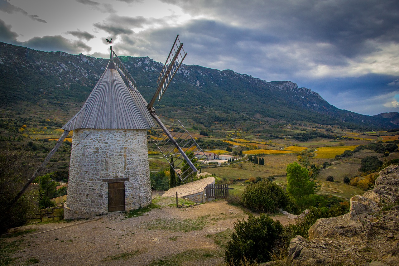 windmill  france  mill free photo