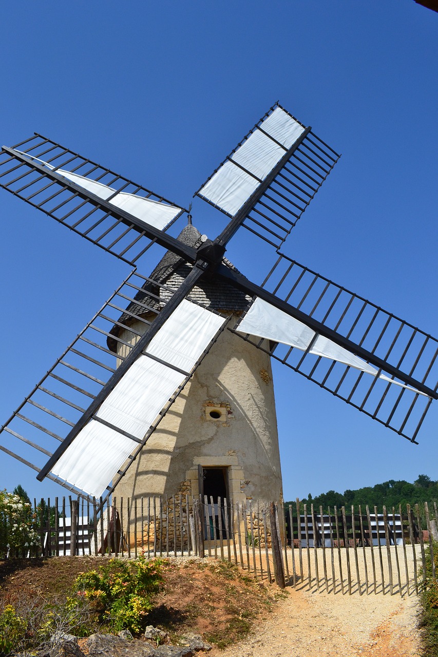windmill mill bournat free photo
