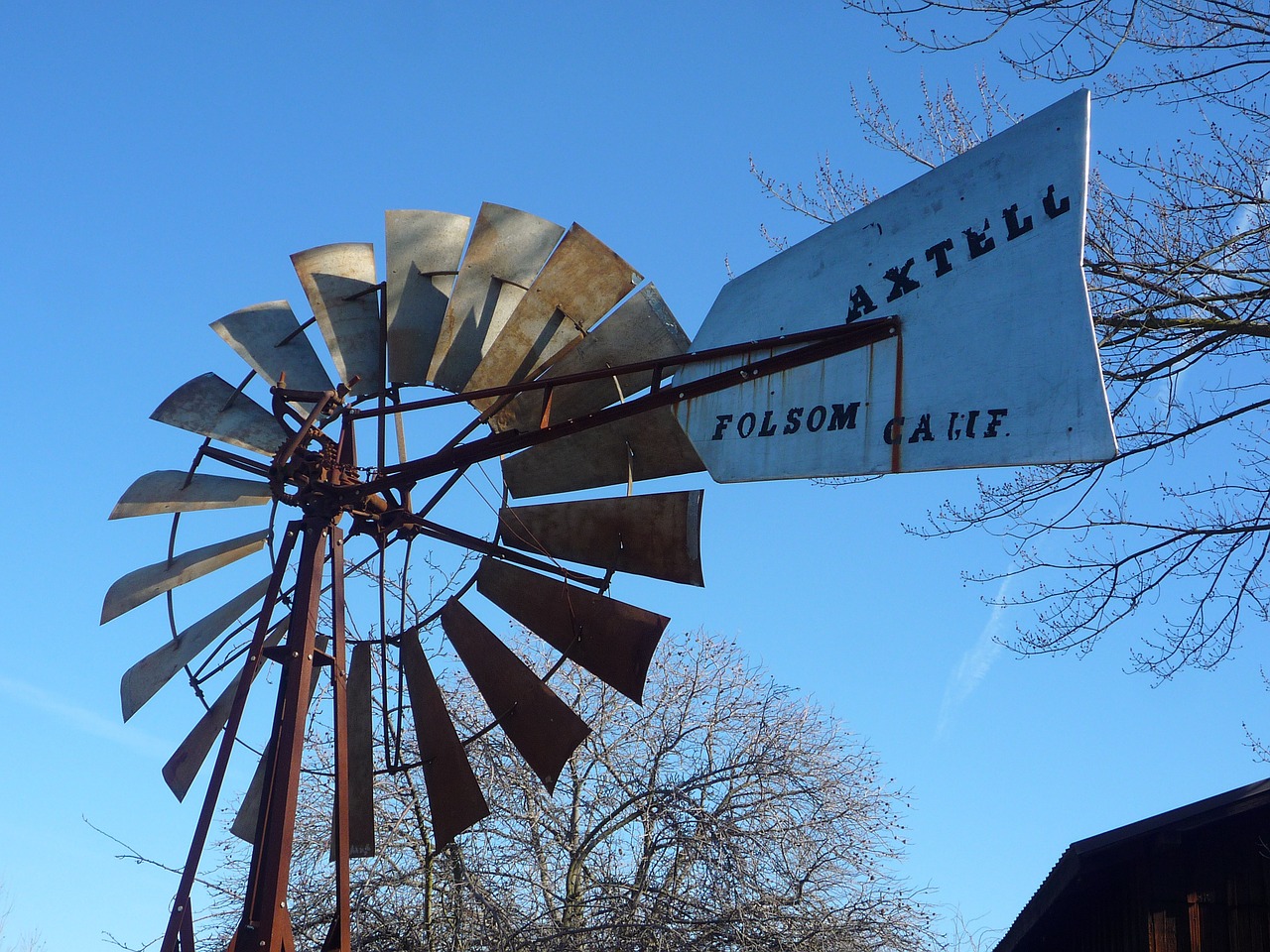 windmill rustic folsom free photo