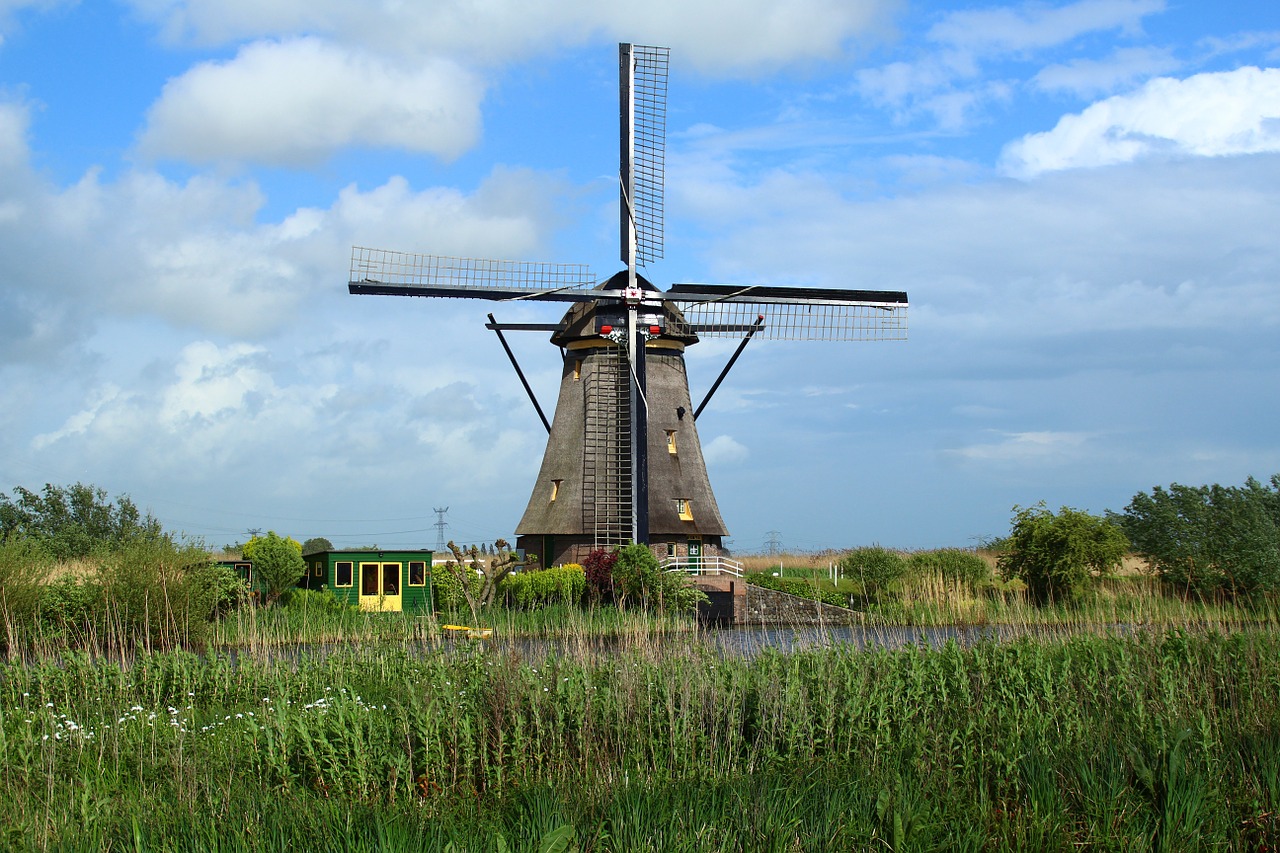 windmill netherlands pinwheel free photo