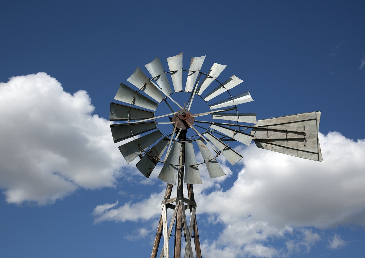 windmill western south dakota free photo