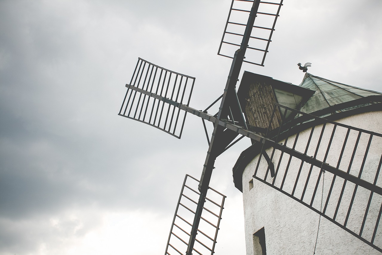 windmill mechanical infrastructure free photo