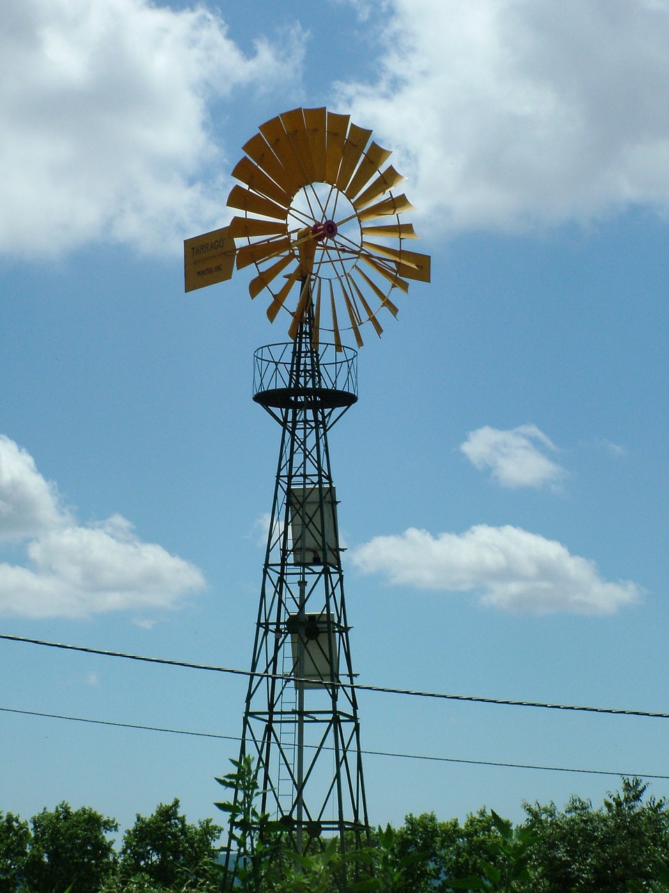 windmill scene landscape free photo