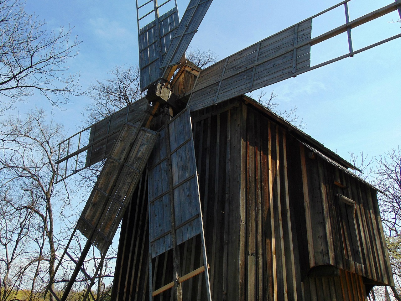 windmill mill old free photo