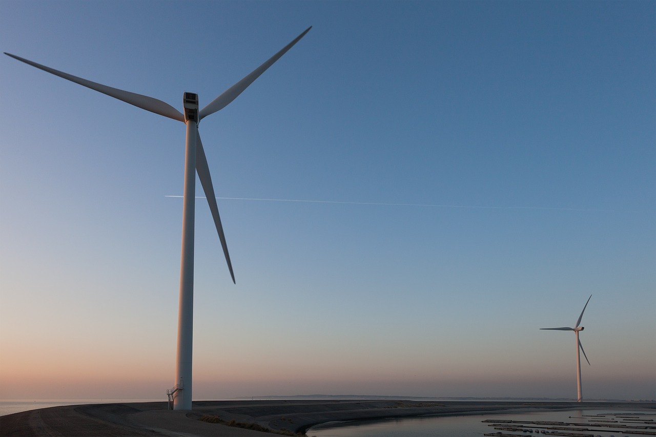 windmills wind energy netherlands free photo