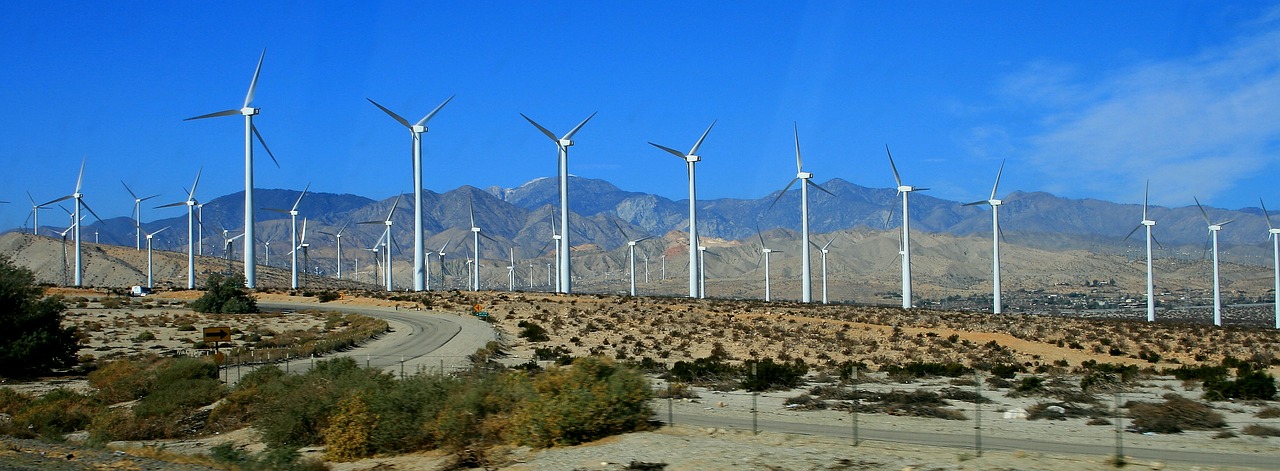 windmills california power free photo