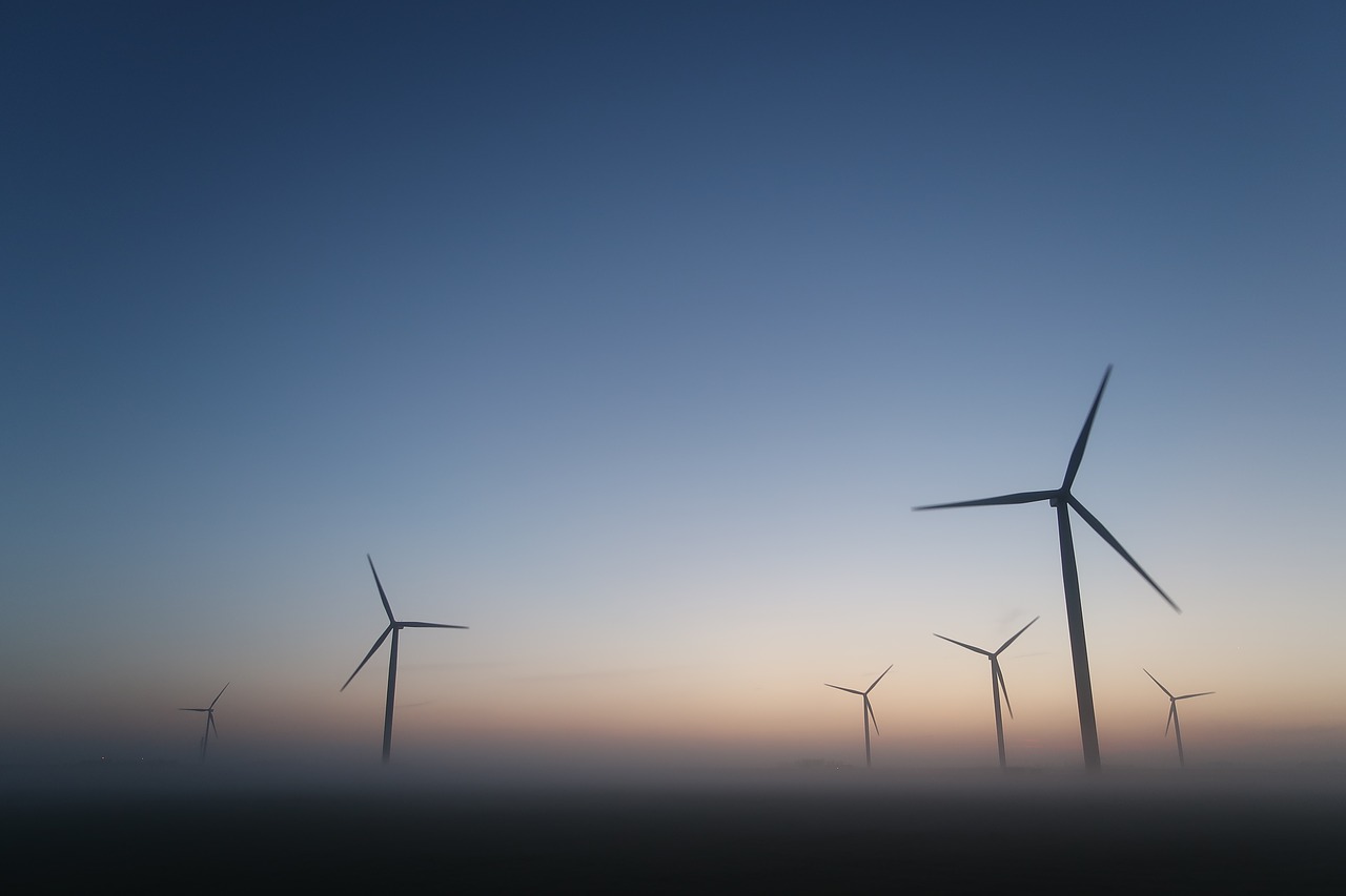 windmills early zealand free photo