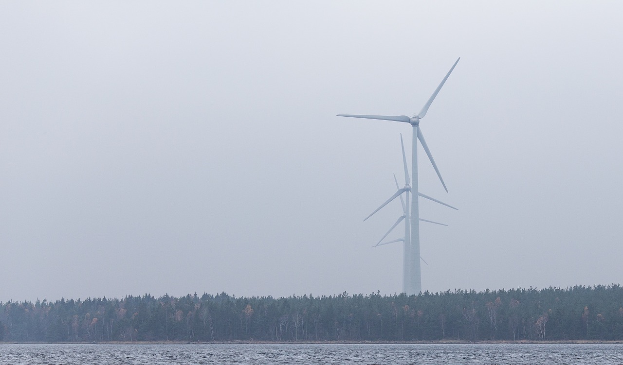 windmills renewable energy power free photo